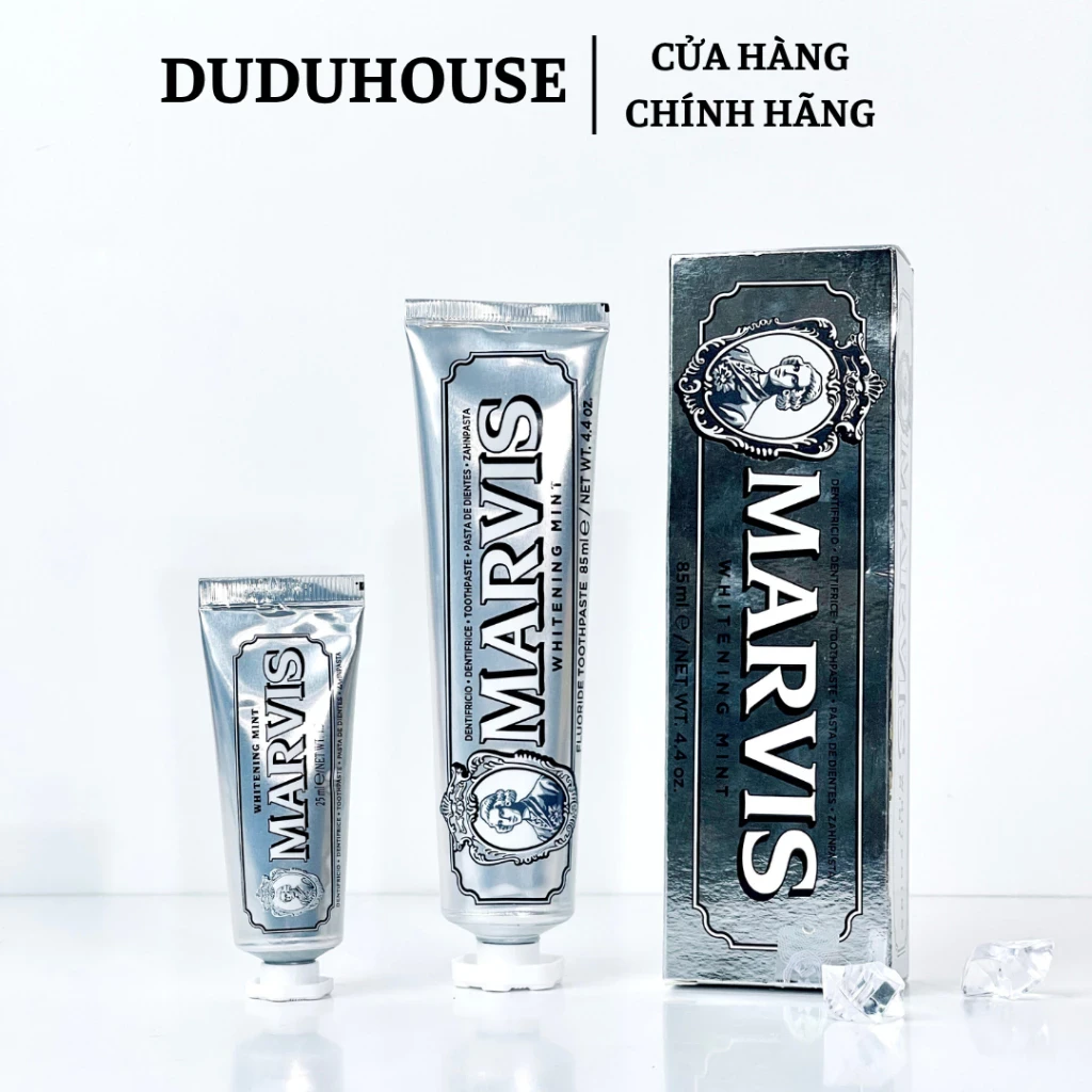 Kem Đánh Răng Marvis Trắng Fullsize 85ml