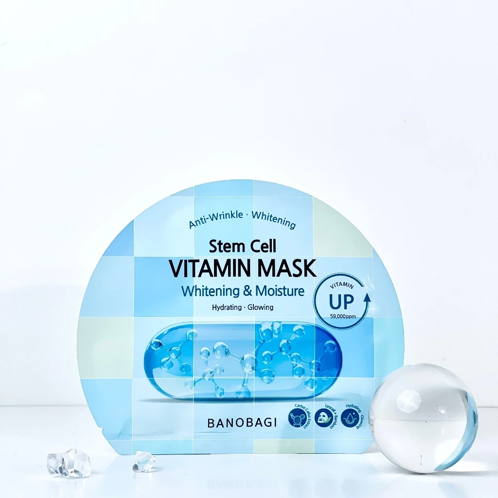 Mặt Nạ Giấy Banobagi Stem Whitening & Moisture