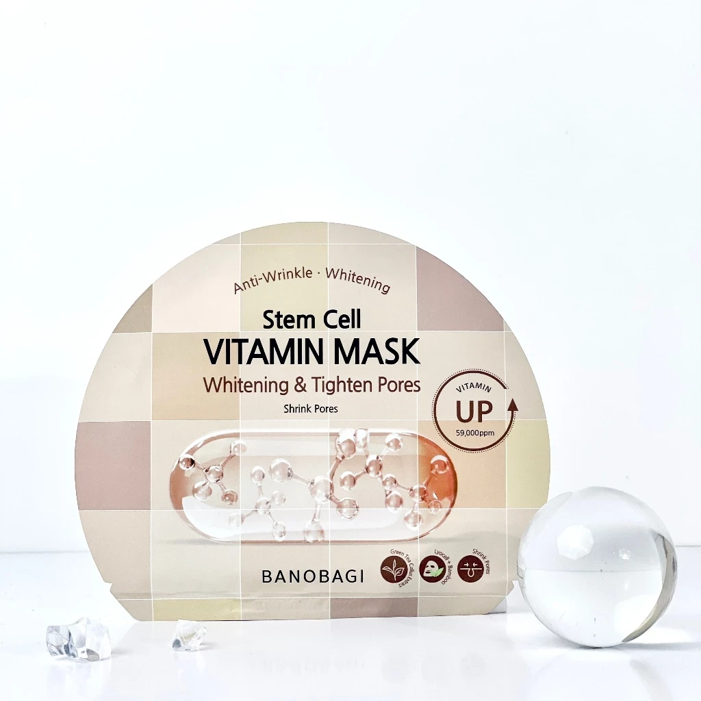 Mặt Nạ Giấy Banobagi Stem Whitening & Tighten