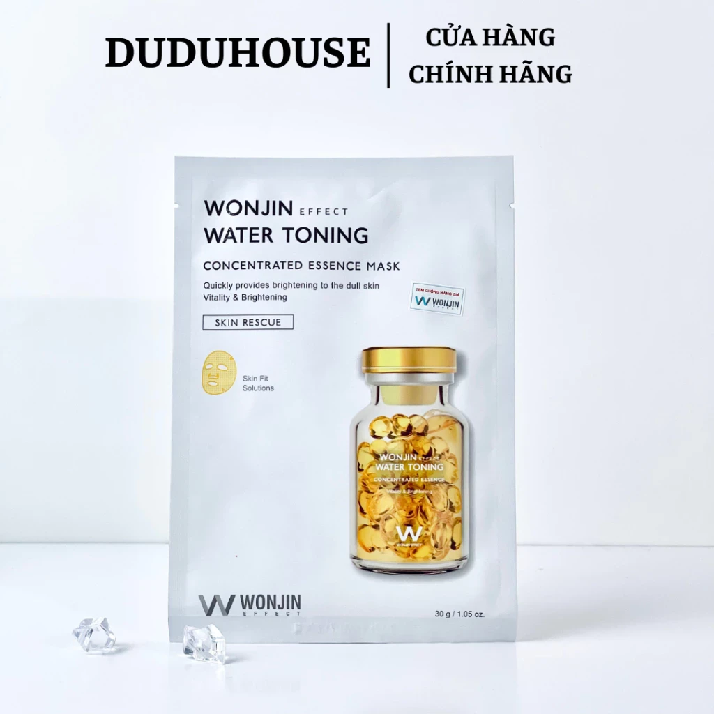 Mặt Nạ Giấy Wonjin Water Toning Vàng