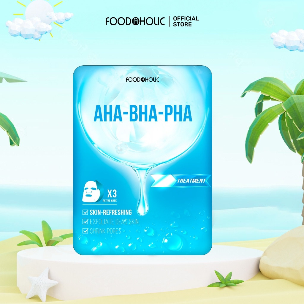 Mặt Nạ Giấy Foodaholic AHA-BHA-PHA