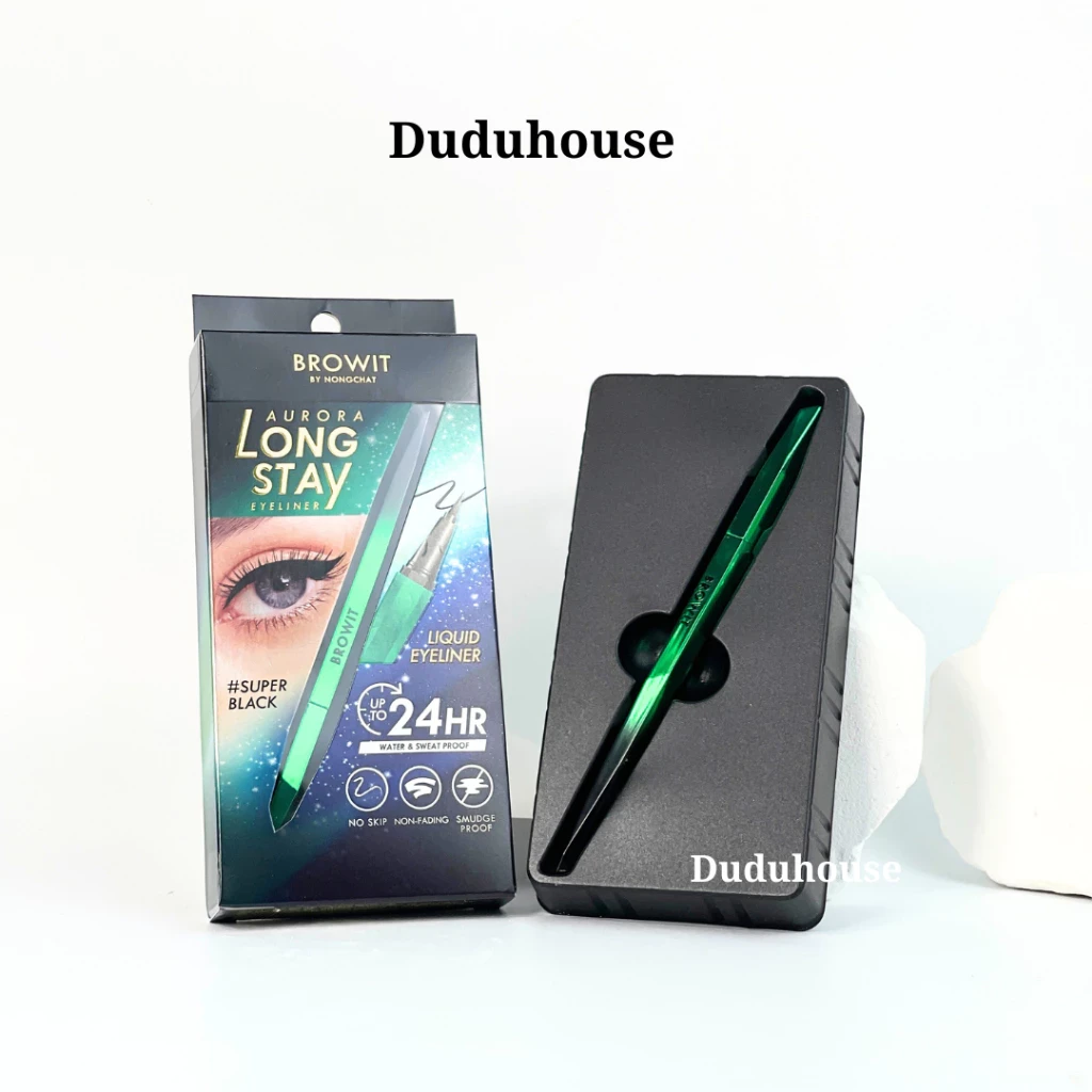 Kẻ Mắt Dạ Nongchat Aurora Xanh Lá - Nâu