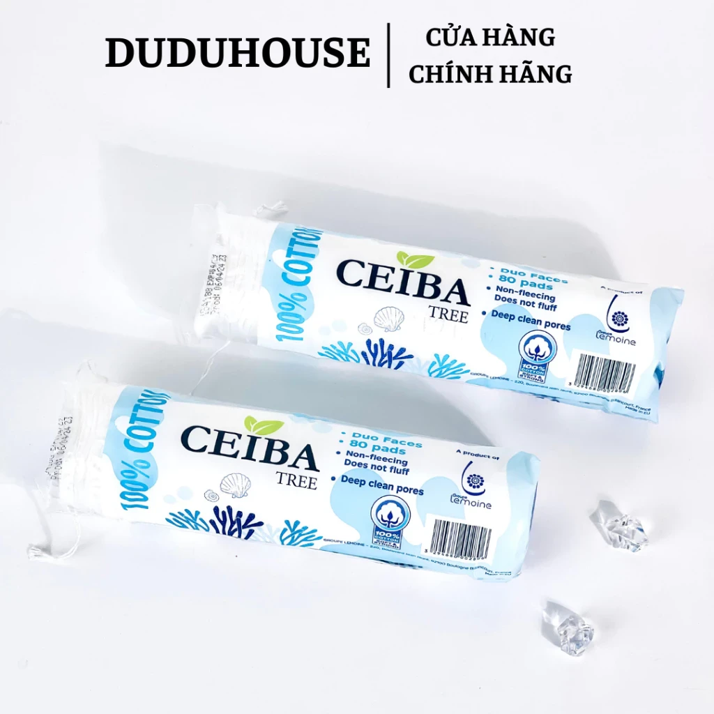 Bông Tẩy Trang Ceiba 80 Miếng