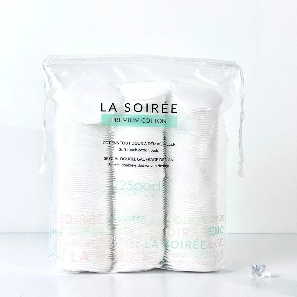 Bông Tẩy Trang La Soiree 225 Miếng Tròn