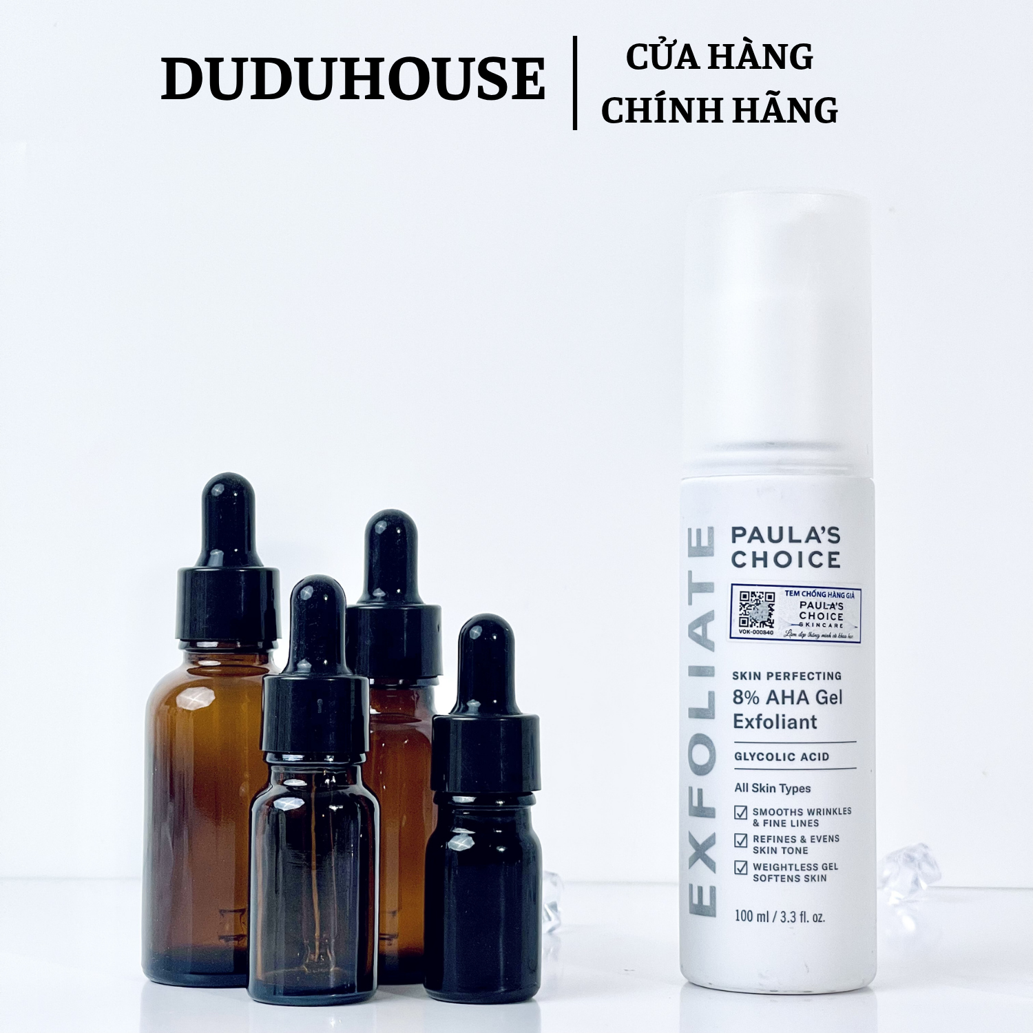 AHA 8% Gel Paula's choice Mẫu Thử 10ml