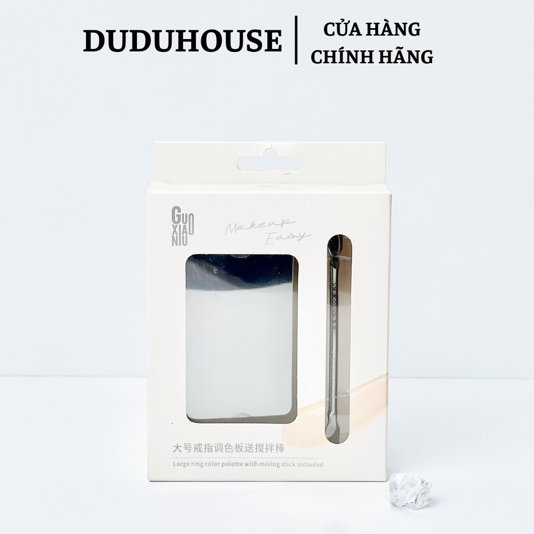 Bộ Khay Tán Nền Guoxiaoniu Large Ring Palette With Spatula