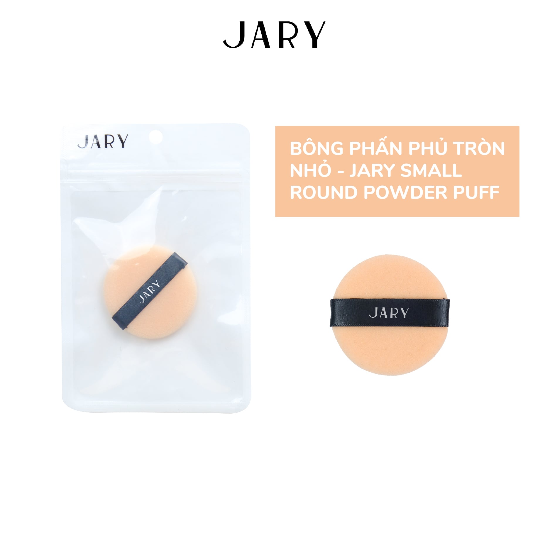 Bông Phấn Nước Jary Small Round Powder Puff