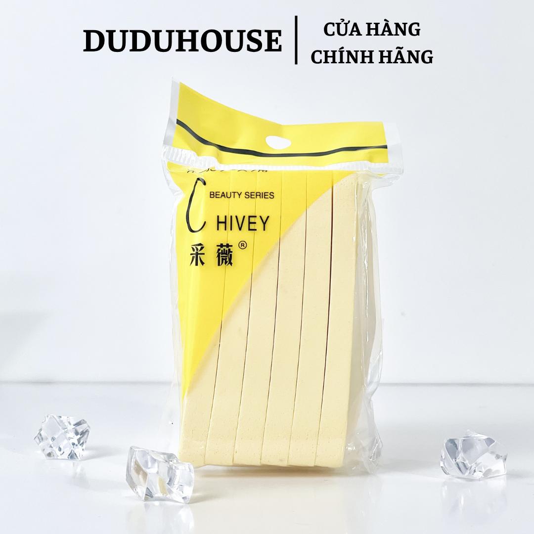 Bọt Biển Rửa Mặt Chivey Túi 12 Miếng