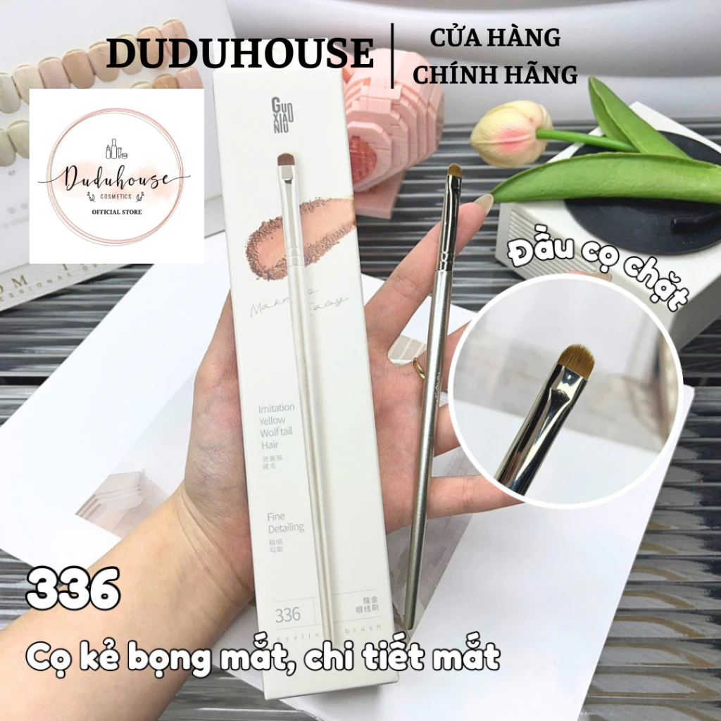 Cọ Phấn Mắt Guoxiaoniu Rose Gold #336