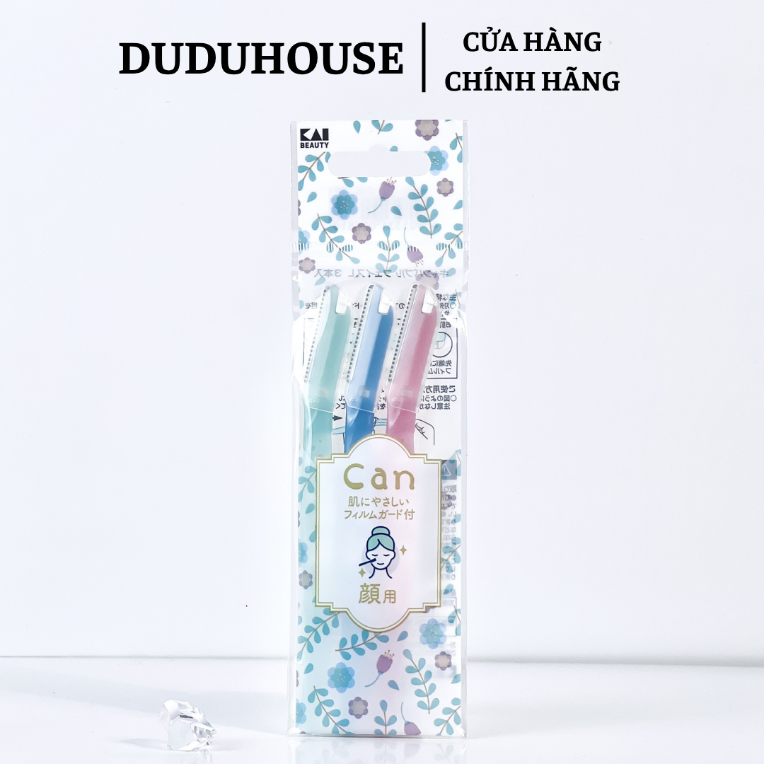 Dao Cạo Mày Nhựa Jary Eyebrow Razor ER02 Set 3 Dao