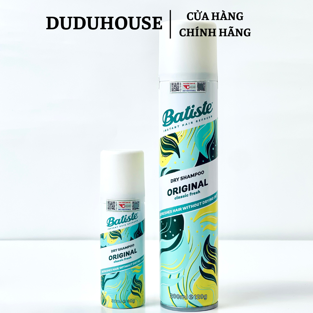 Dầu Gội Khô Batiste Original Fullsize 200ml