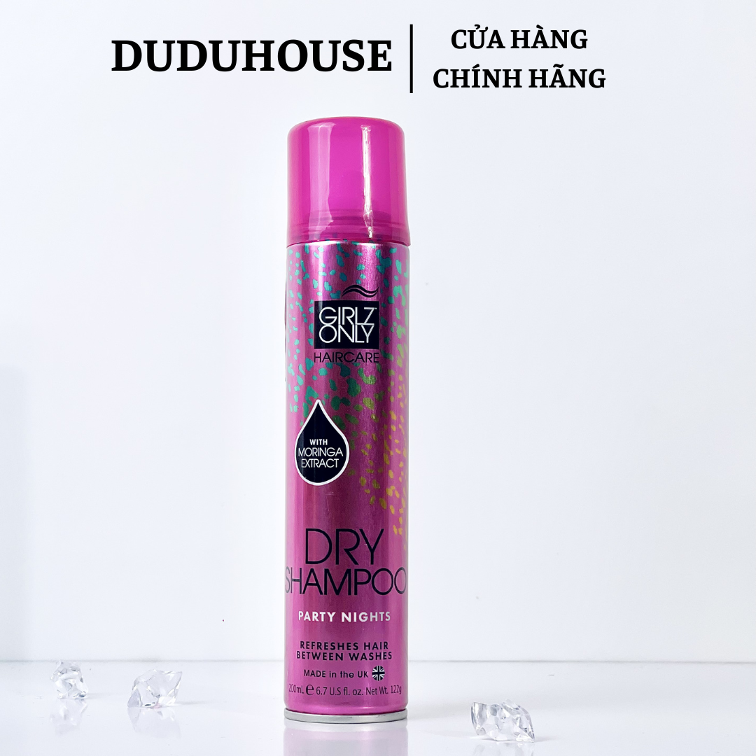 Dầu Gội Khô Girlz Only Dry Shampoo 200ml Hồng