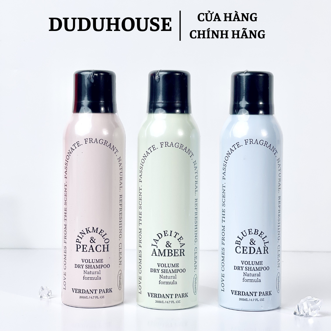 Dầu Gội Khô Verdant Park Fullsize 200ml - Xanh Dương
