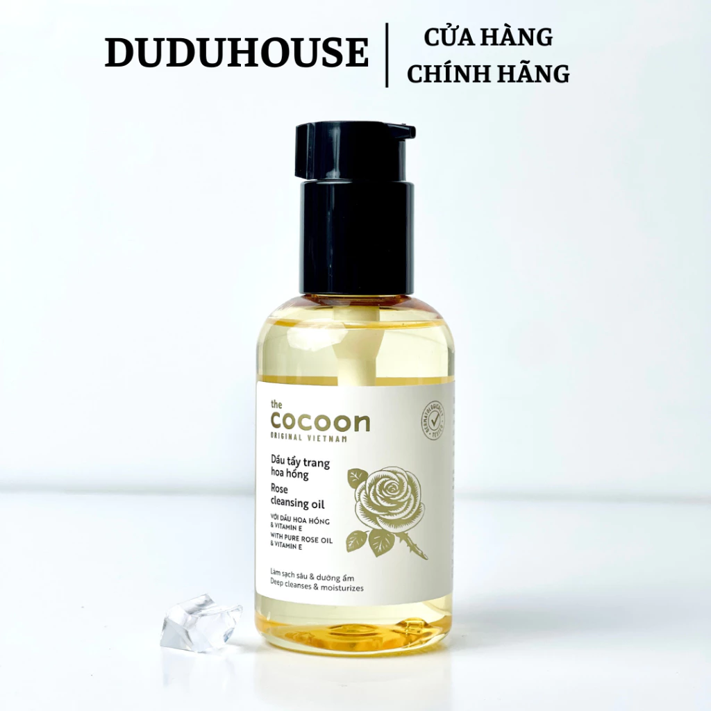 Dầu Tẩy Trang Hoa Hồng Cocoon Fullsize 140ml