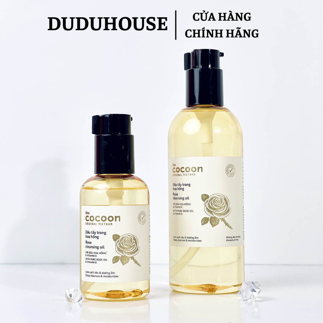 Dầu Tẩy Trang Hoa Hồng Cocoon Mẫu Thử 50ml