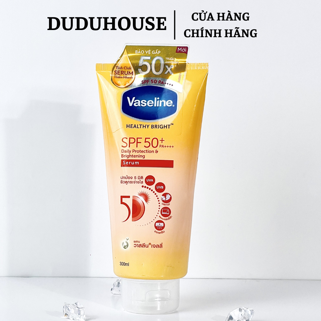 Dưỡng Thể Vaseline 50X Mẫu Thử 50ml