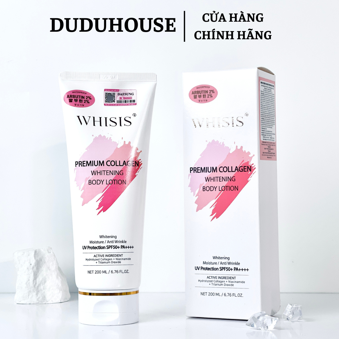 Dưỡng Thể Whisis SPF50 Mẫu Thử 50ml