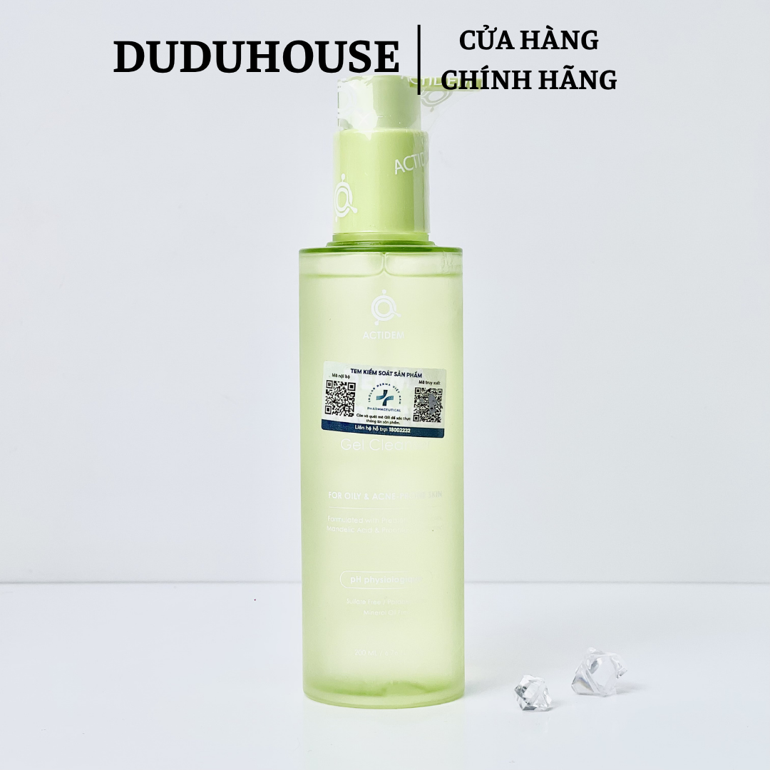 Gel Rửa Mặt Actidem Derma Purifying Gel Cleanser Fullsize 200ml