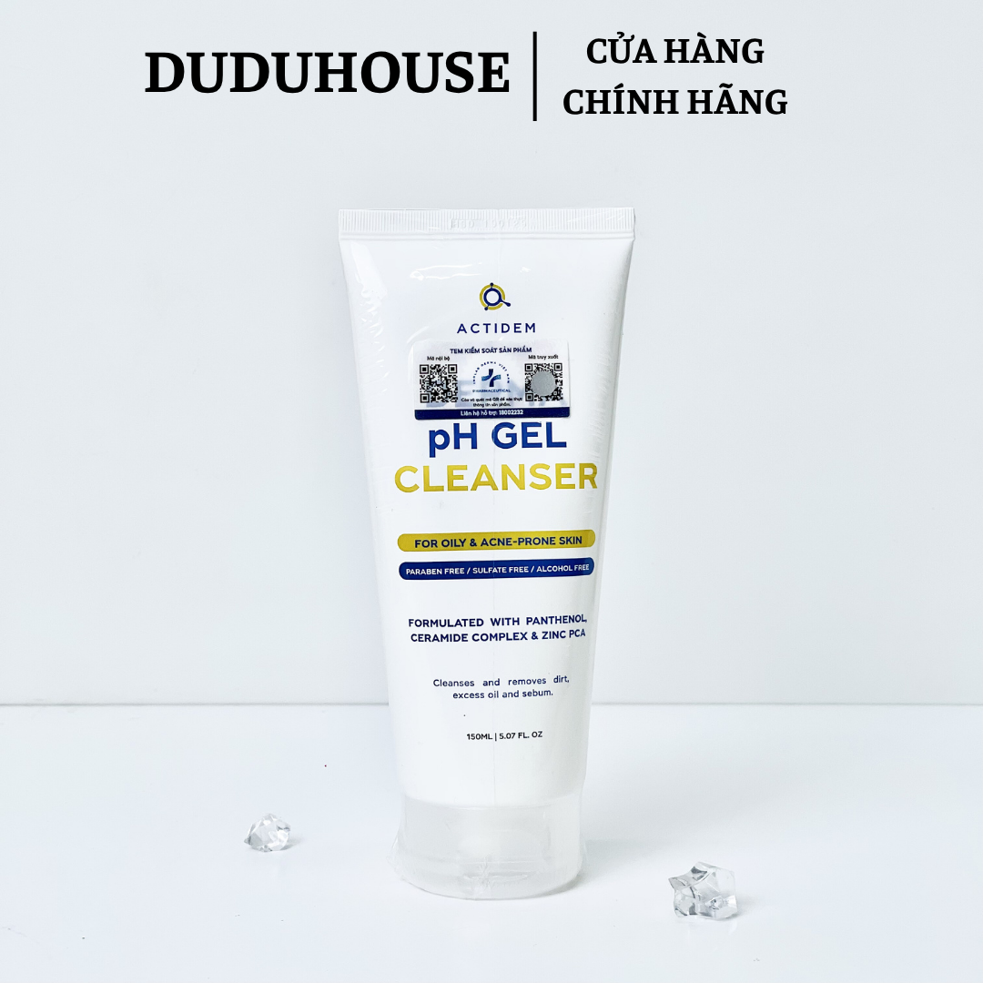 Gel Rửa Mặt Actidem Derma pH Gel Cleanser Fullsize 150ml