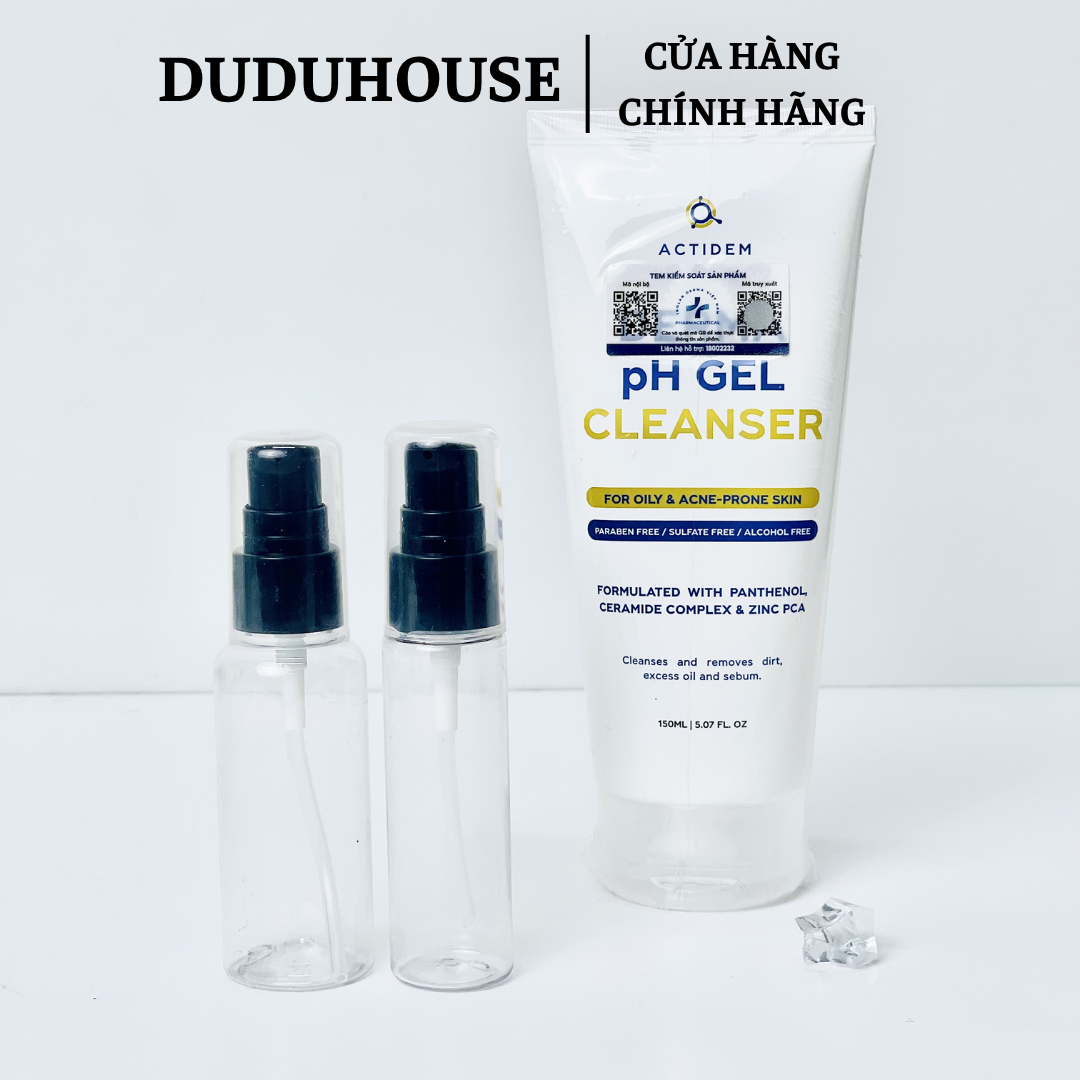 Gel Rửa Mặt Actidem Derma pH Gel Cleanser Mẫu Thử 50ml