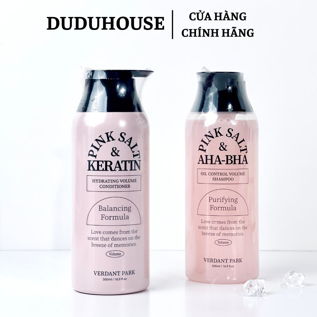 Gội Xả Muối Hồng Verdant Park Fullsize 500ml