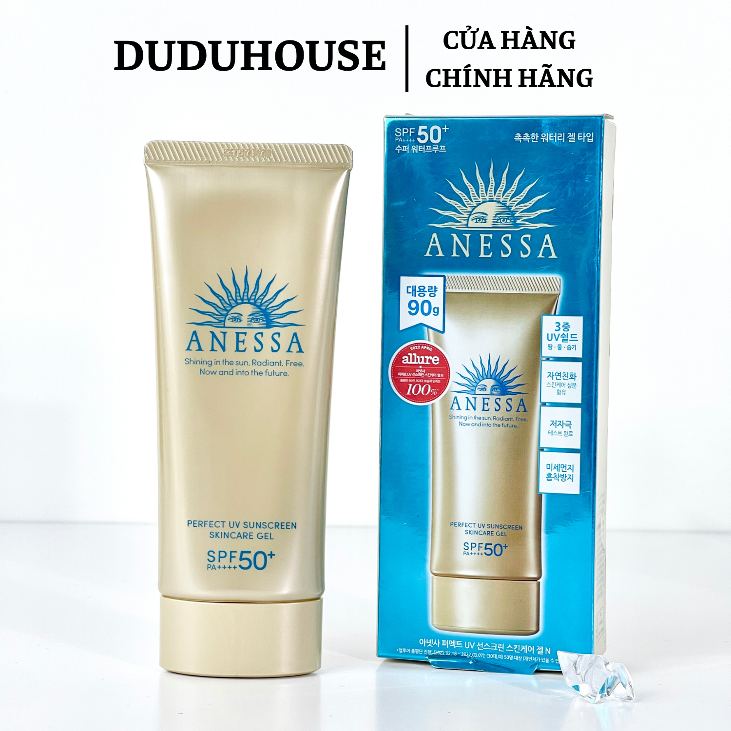 Kem Chống Nắng Anessa Gel Vàng Fullsize 90ml