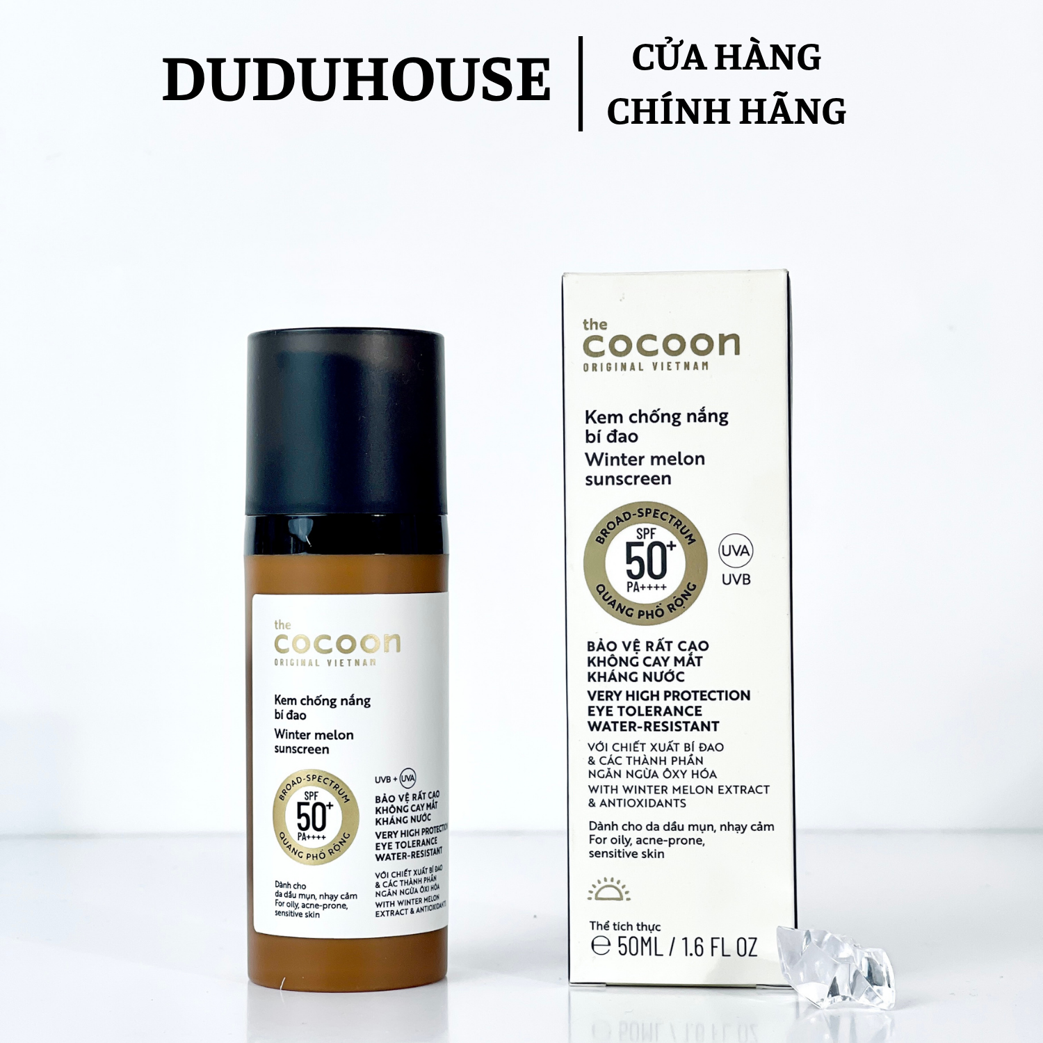 Kem Chống Nắng Bí Đao Cocoon Fullsize 50ml