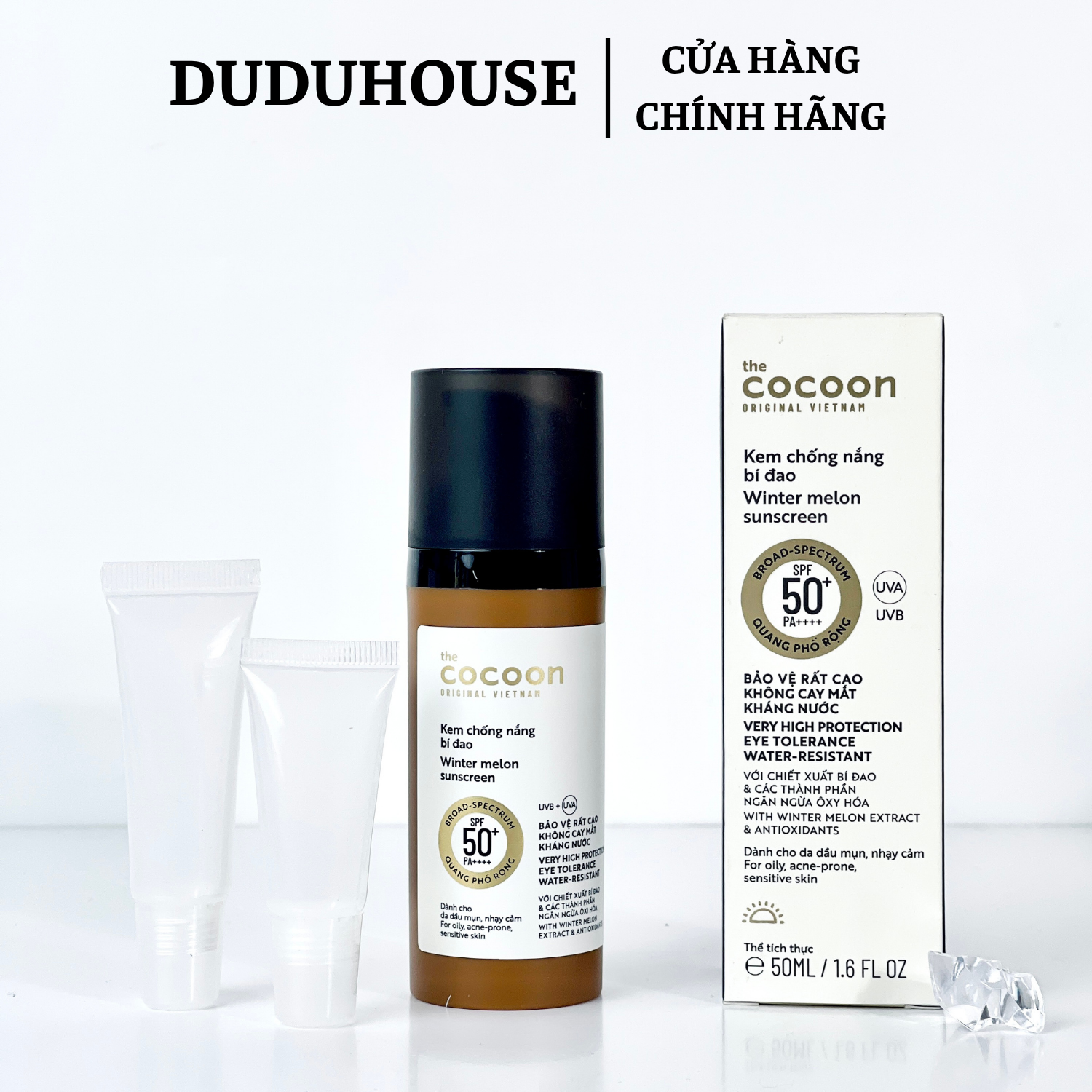 Kem Chống Nắng Bí Đao Cocoon Mẫu Thử 10ml