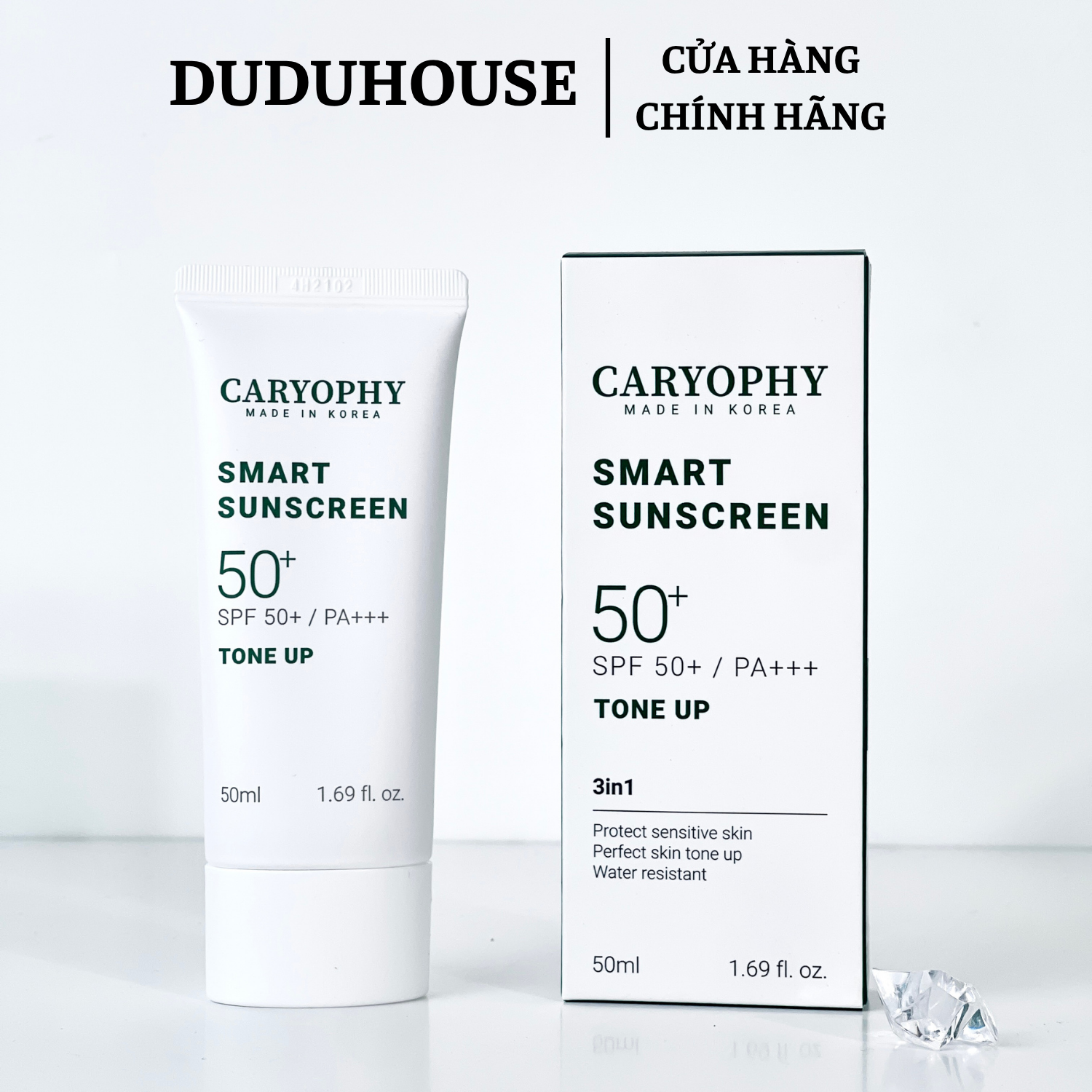 Kem Chống Nắng Caryophy Tone Up Fullsize 50ml