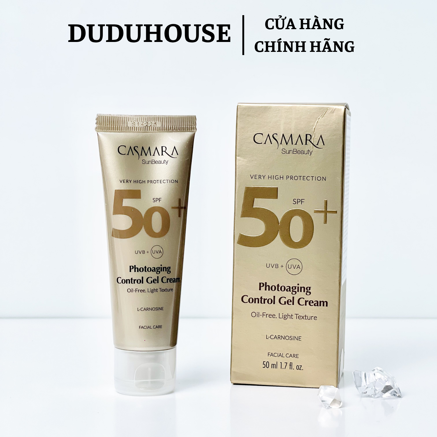Kem Chống Nắng Casmara Photoaging Control Gel Cream Spf50+