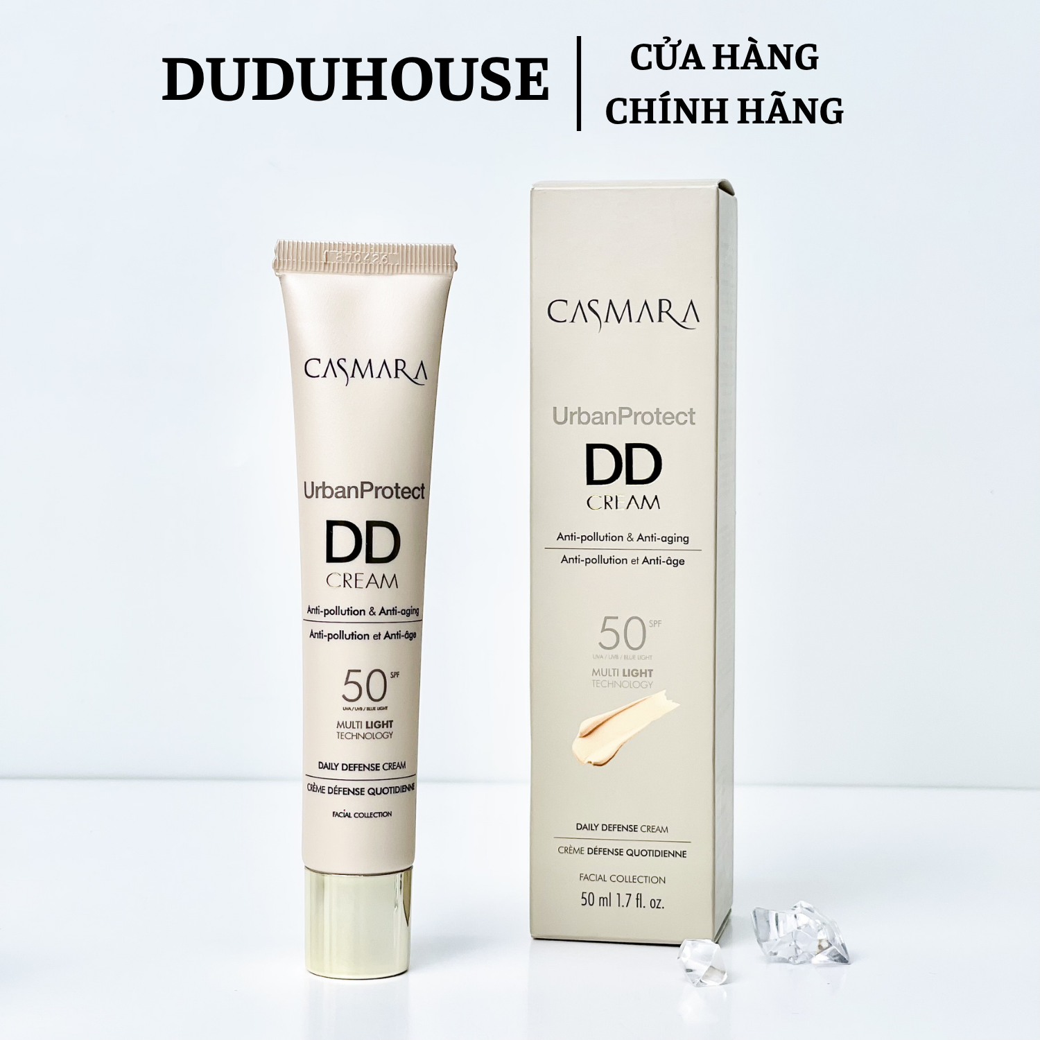 Kem Chống Nắng Casmara Urban Protect DD Cream Spf50 Fullsize 50ml