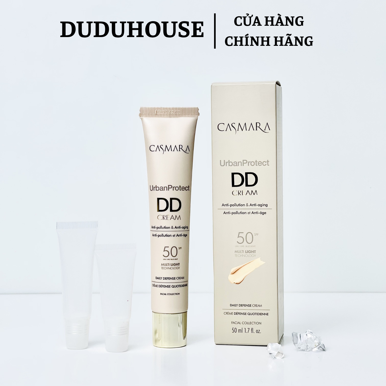 Kem Chống Nắng Casmara Urban Protect DD Cream Spf50 Mẫu Thử 10ml