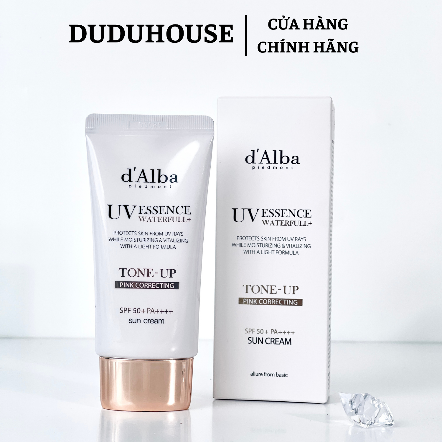 Kem Chống Nắng D'alba Hồng Fullsize 50ml Nobox