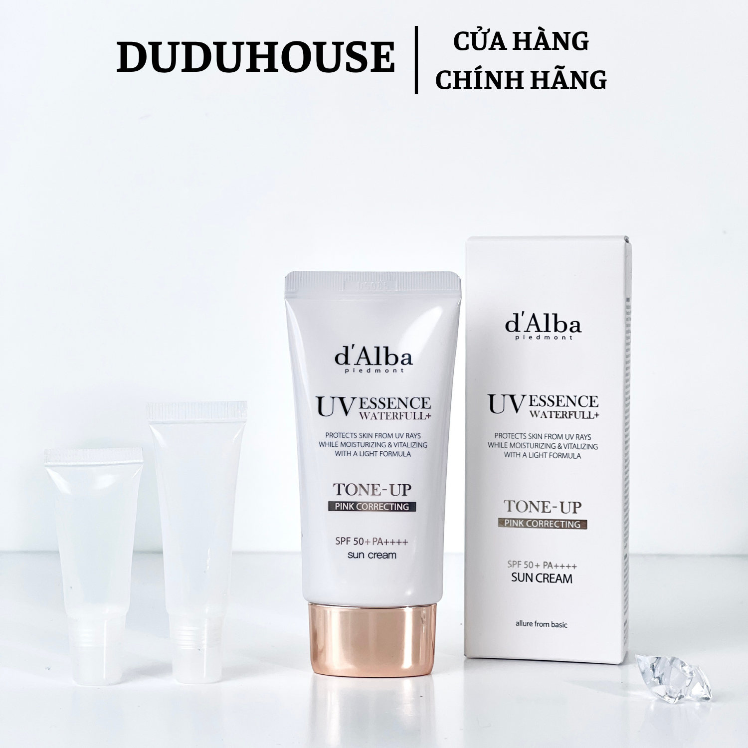 Kem Chống Nắng D'alba Hồng Mẫu Thử 10ml