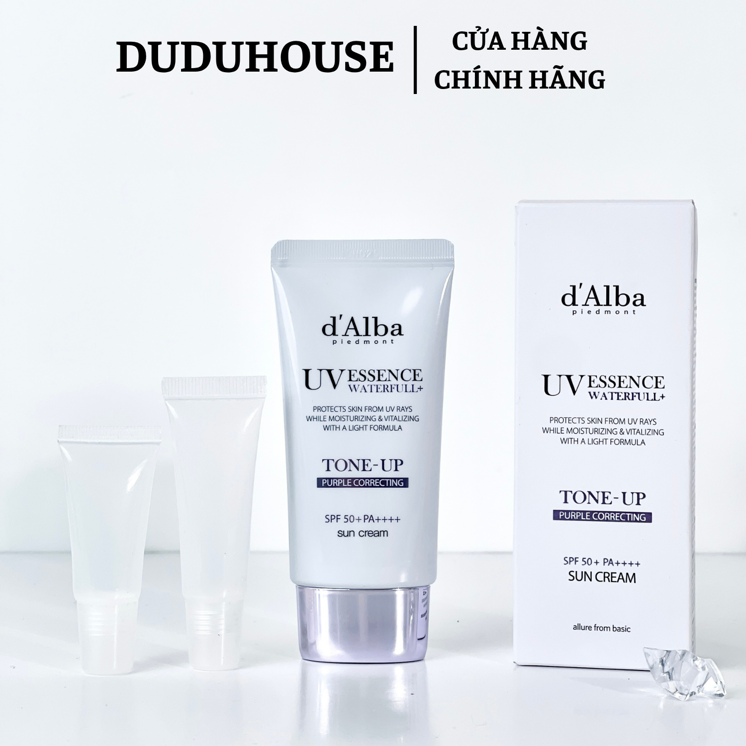 Kem Chống Nắng D'alba Tím Mẫu Thử 10ml