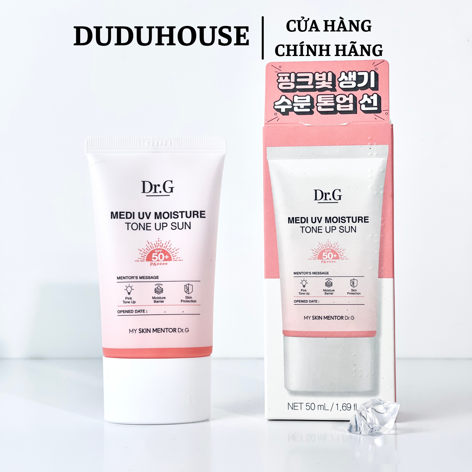 Kem Chống Nắng Dr.G Hồng Moist Fullsize 50ml