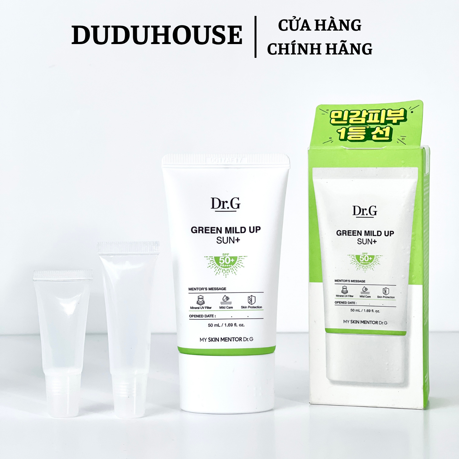 Kem Chống Nắng Dr.G Xanh Mẫu Thử 10ml
