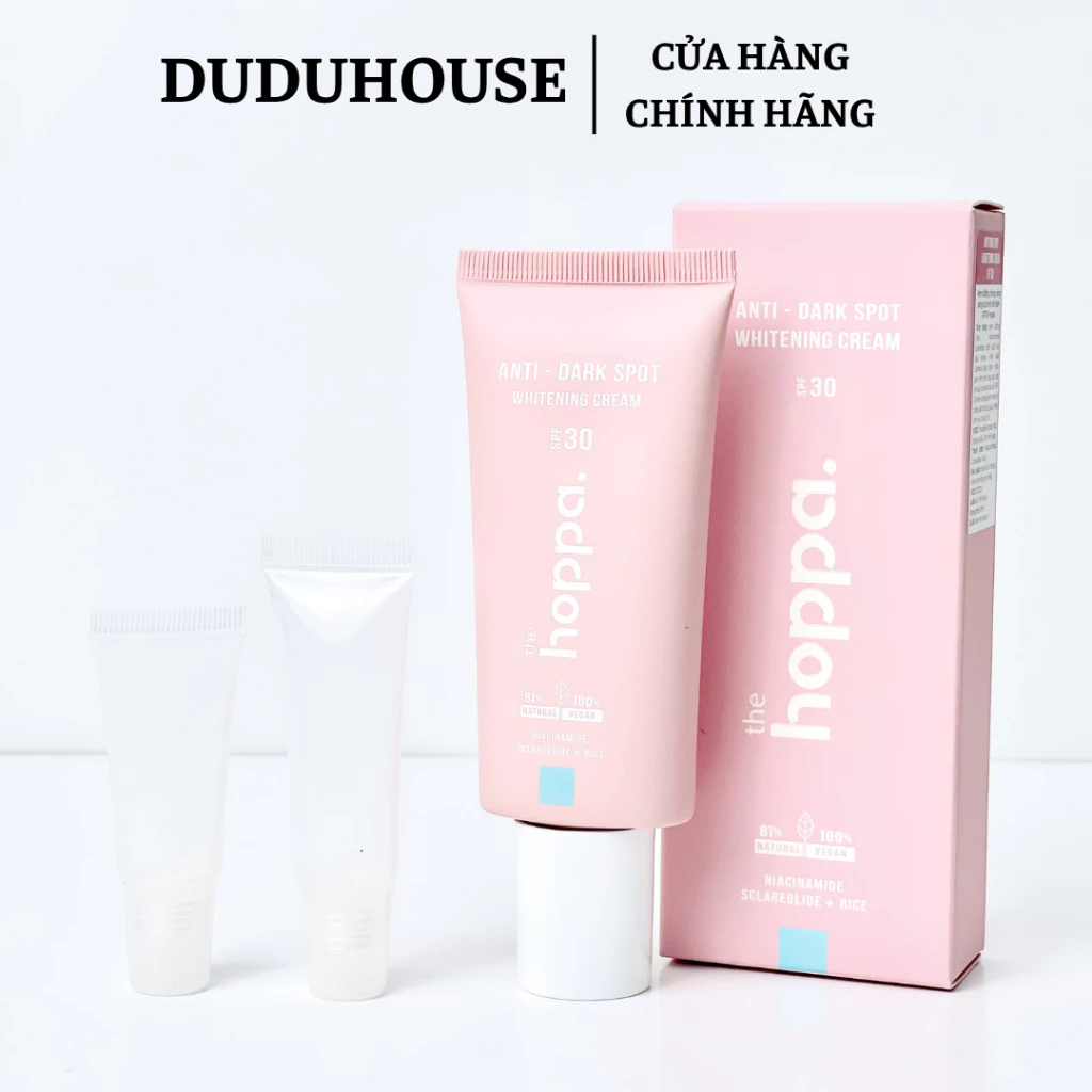 Kem Chống Nắng Hoppa Anti Dark Spot & Whitening Cream SPF30 Mẫu Thử 10ml