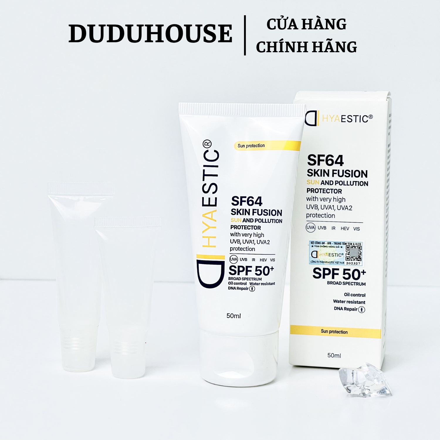 Kem Chống Nắng Hyaestic Skin Fushion SF64 Mẫu Thử 10ml