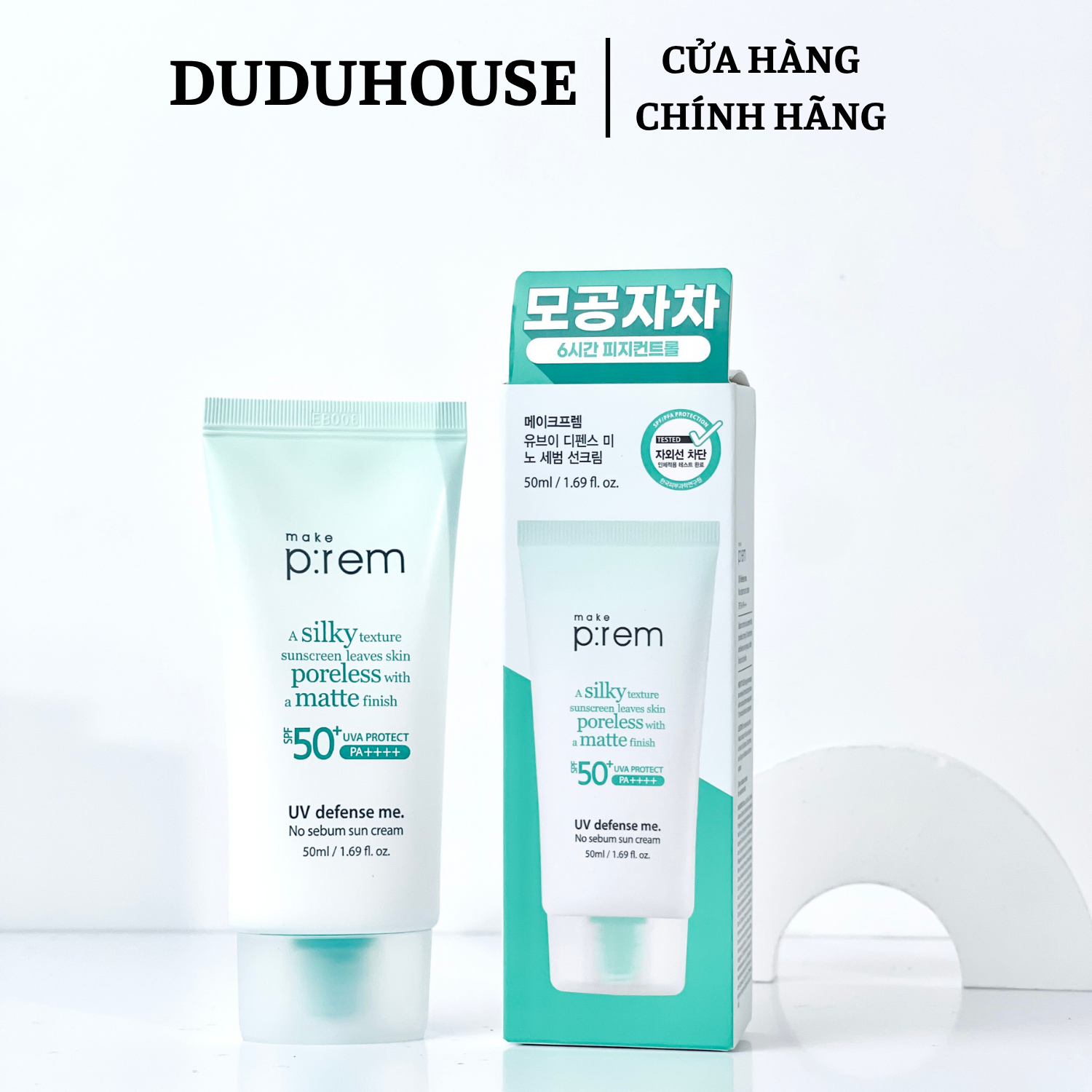 Kem Chống Nắng Make P:rem Xanh Lá Fullsize 50ml