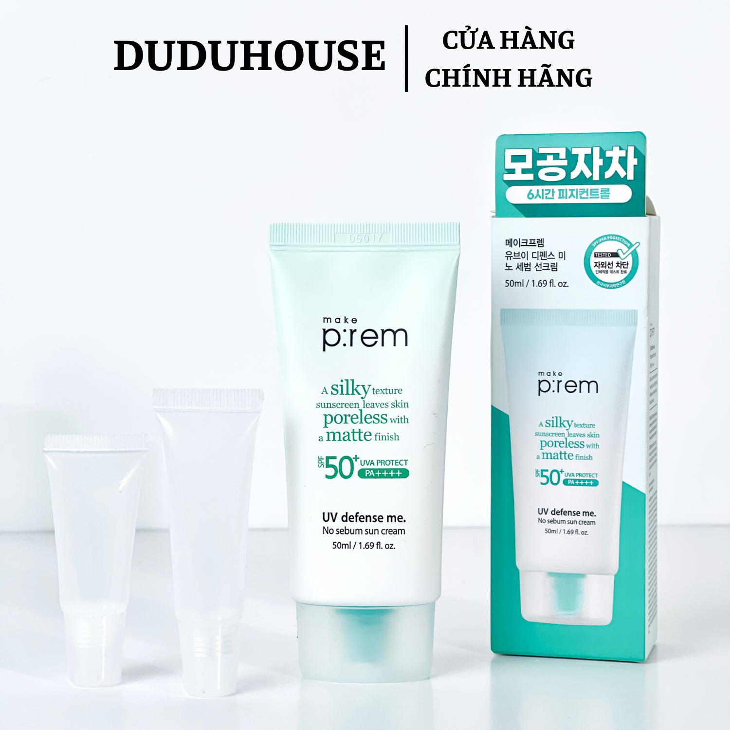 Kem Chống Nắng Make P:rem Xanh Lá Mẫu Thử 10ml