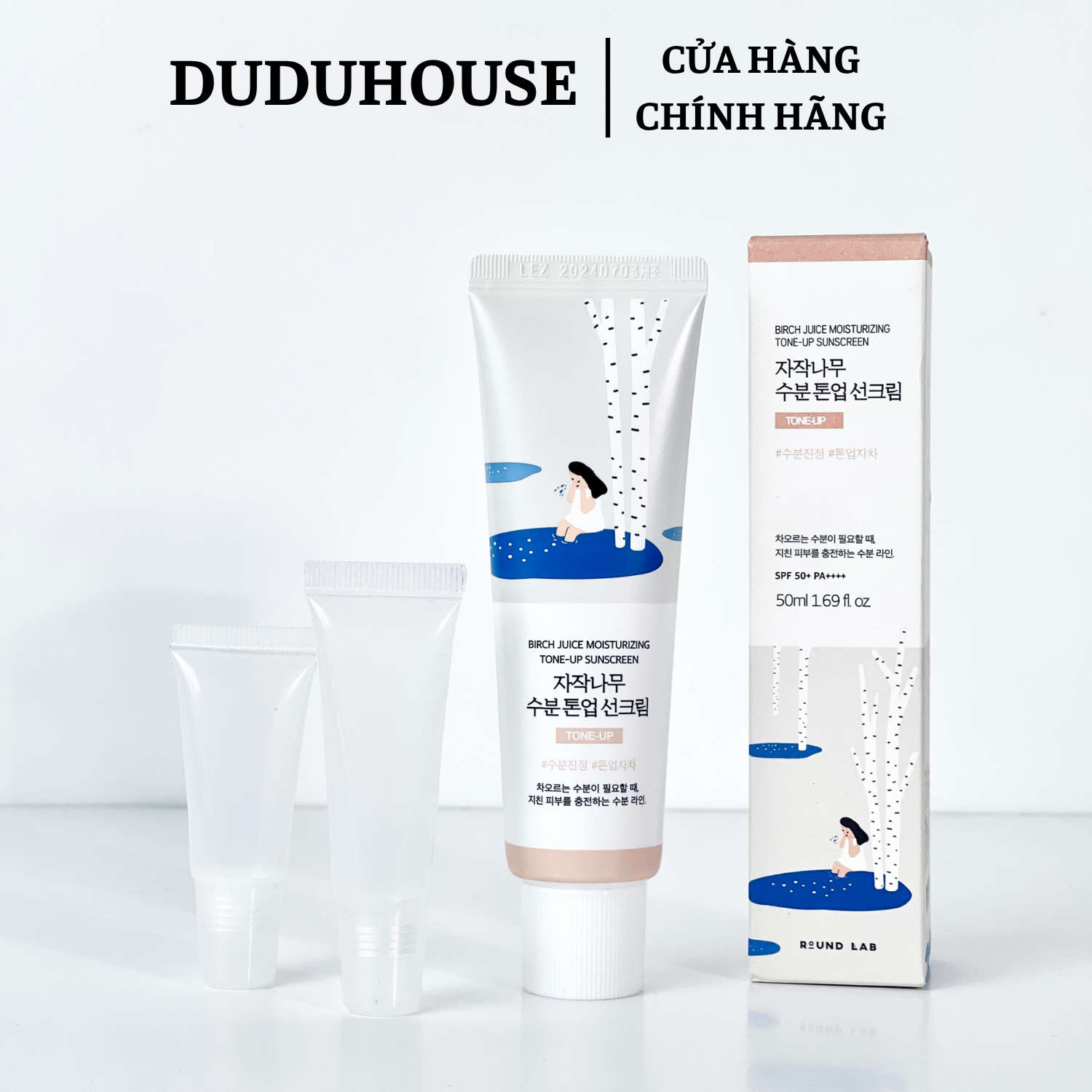 Kem Chống Nắng RoundLab Hồng Mẫu Thử 10ml