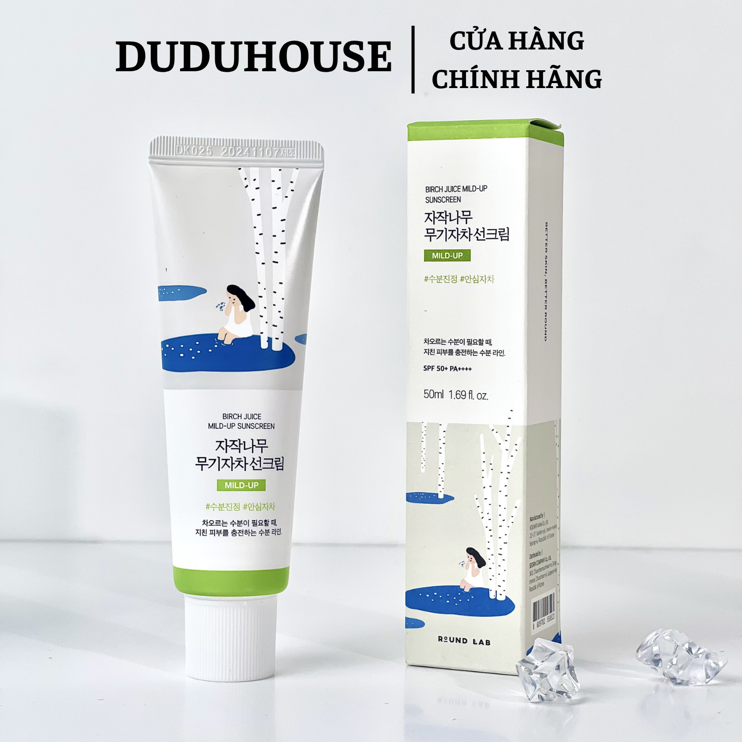 Kem Chống Nắng RoundLab Xanh Lá Fullsize 50ml