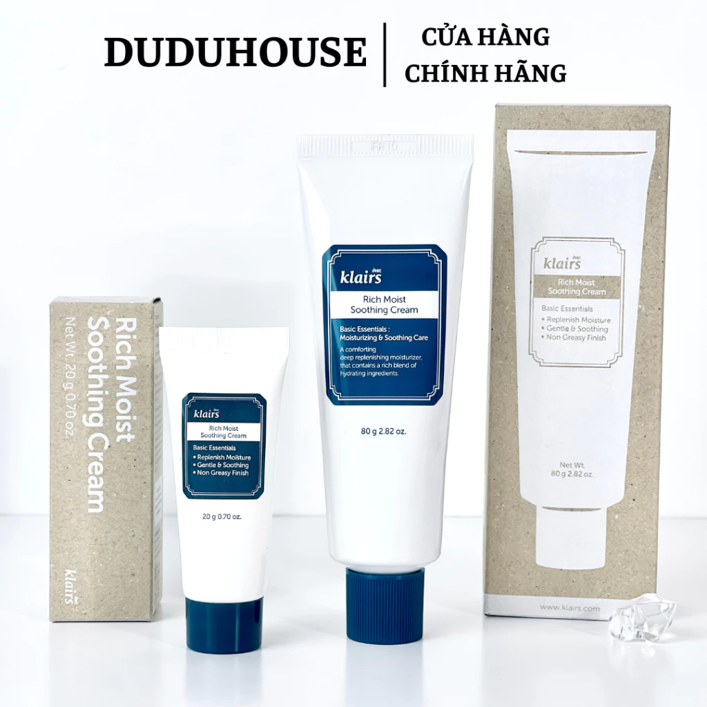 Kem Dưỡng Ẩm Sâu Klairs Fullszie 80ml