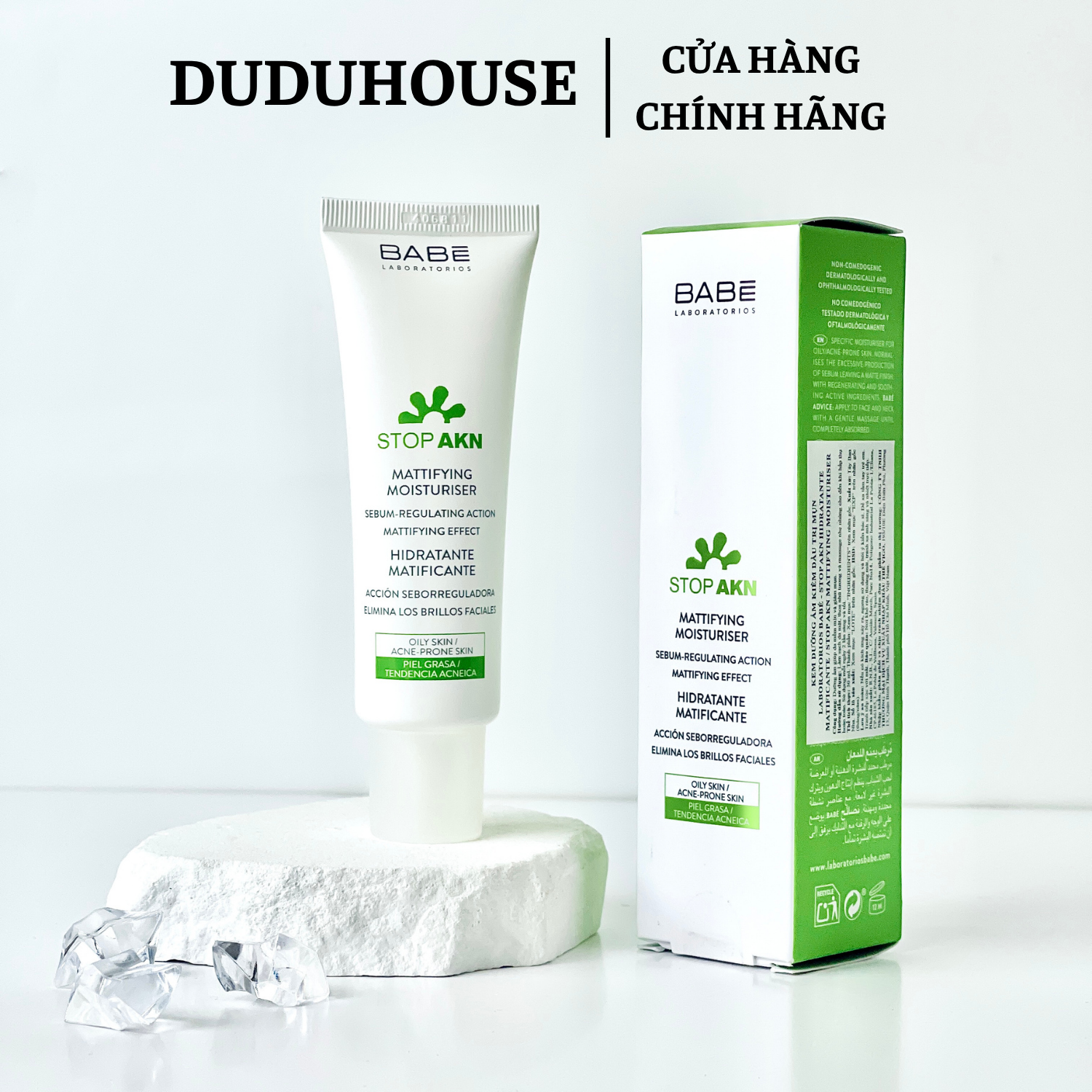 Kem Dưỡng Babe Mattifying Cấp Ẩm Kiềm Dầu Fullsize 50g
