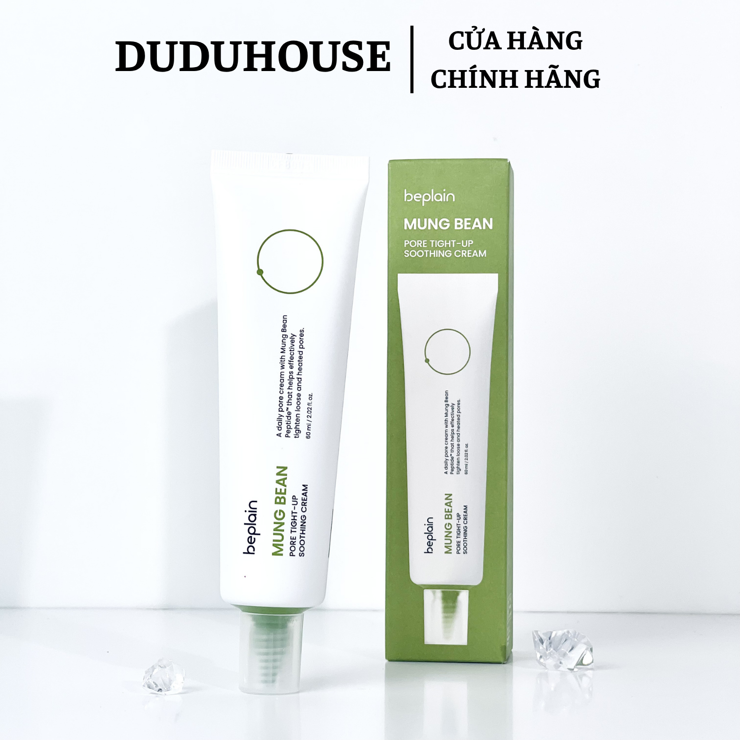 Kem Dưỡng Beplain Mung Bean Soothing Cream Fullsize 60ml