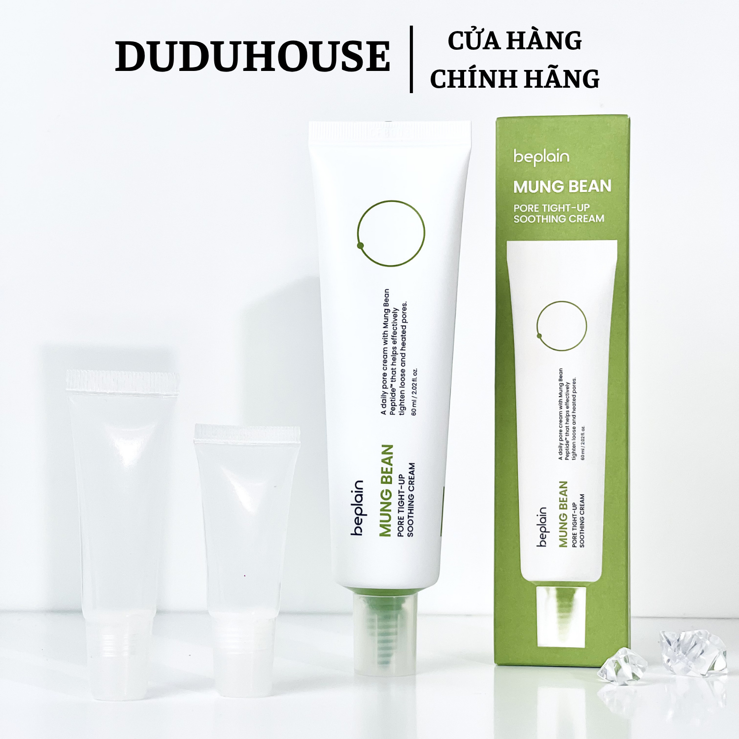 Kem Dưỡng Beplain Mung Bean Soothing Cream Mẫu Thử 10ml