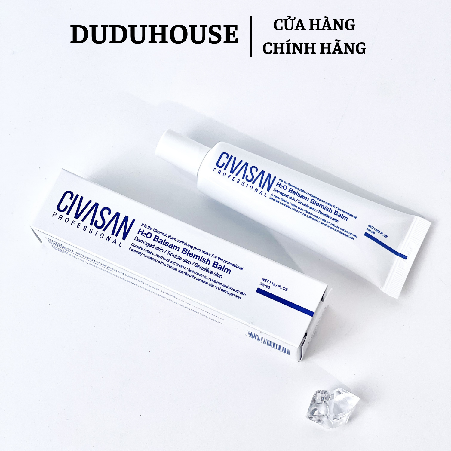 Kem Dưỡng Civasan H2O Xanh Fullsize 35g