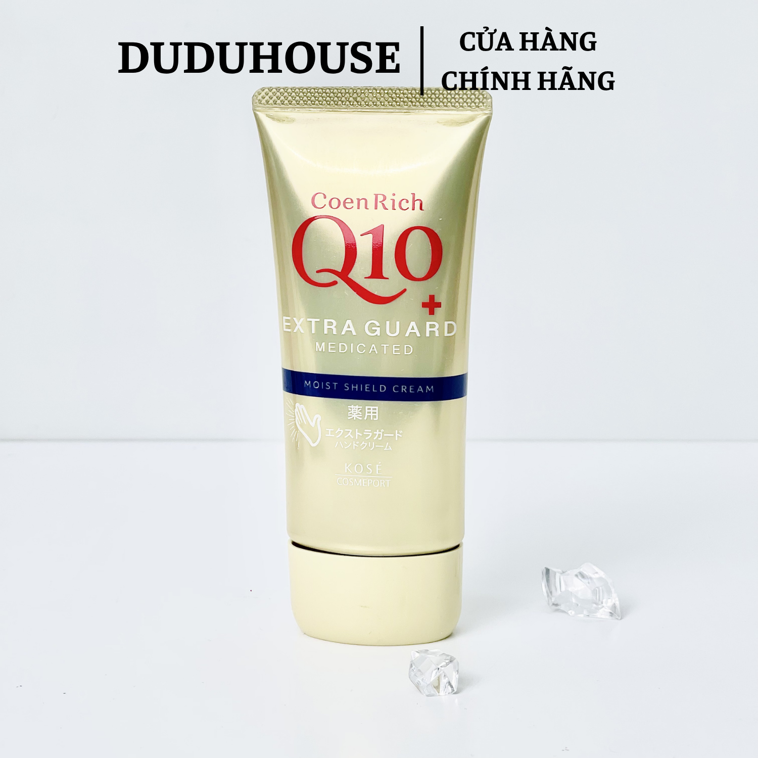 Kem Dưỡng Da Tay Kose Coen Rich Q10 Màu Vàng Fullsize 80g