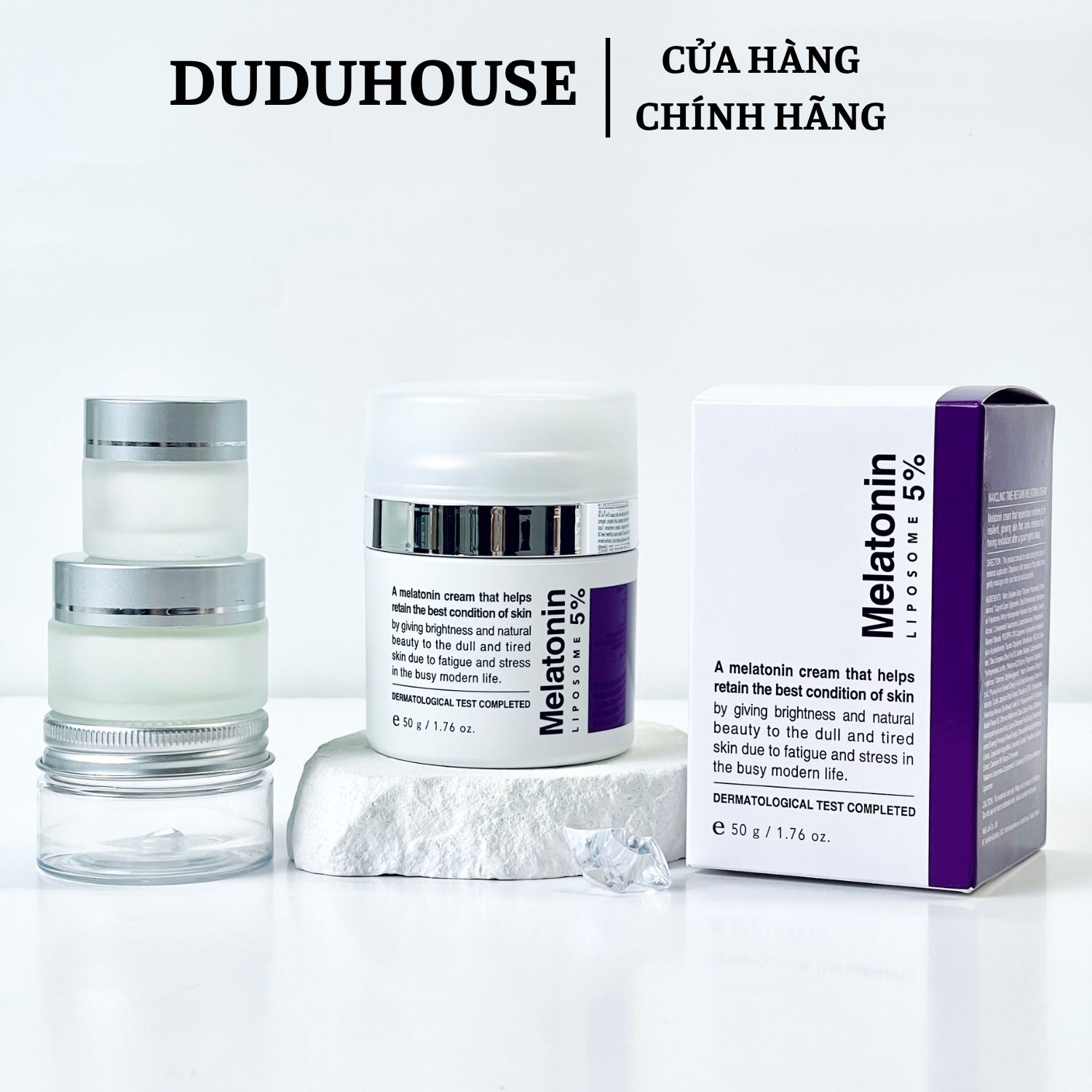 Kem Dưỡng Maxclinic Melatonin 5% Mẫu Thử 10g
